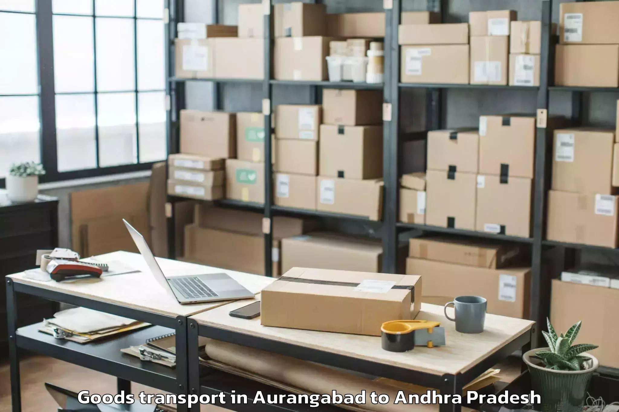 Book Your Aurangabad to Savalyapuram Kanamarlapudi Goods Transport Today